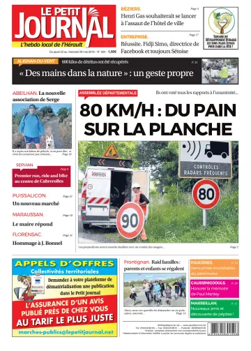 Le Petit Journal - L'hebdo local de l'Hérault - 24 May 2019