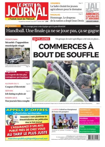 Le Petit Journal - L'hebdo local de l'Hérault - 7 Jun 2019
