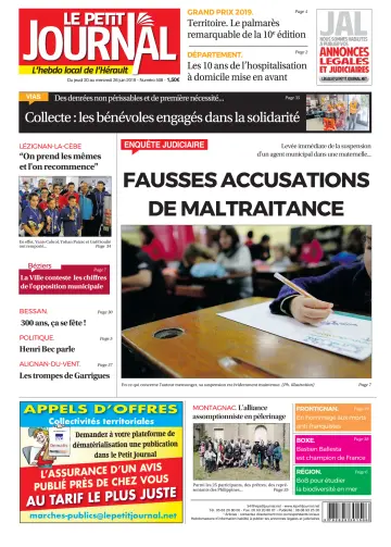 Le Petit Journal - L'hebdo local de l'Hérault - 21 Jun 2019