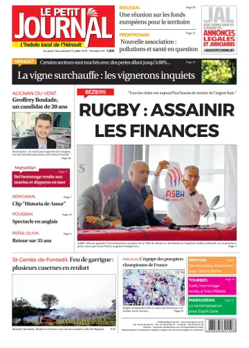 Le Petit Journal - L'hebdo local de l'Hérault - 5 Jul 2019