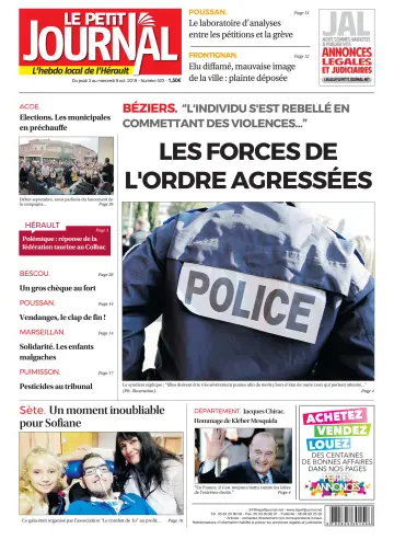Le Petit Journal - L'hebdo local de l'Hérault - 4 Oct 2019