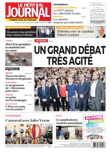 Le Petit Journal - L'hebdo local de l'Hérault - 28 Feb 2020