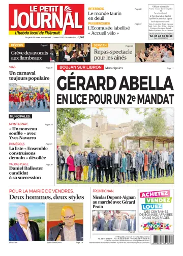 Le Petit Journal - L'hebdo local de l'Hérault - 6 Mar 2020