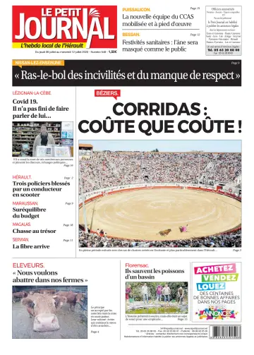 Le Petit Journal - L'hebdo local de l'Hérault - 7 Aug 2020