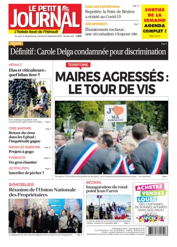 Le Petit Journal - L'hebdo local de l'Hérault - 11 Sep 2020