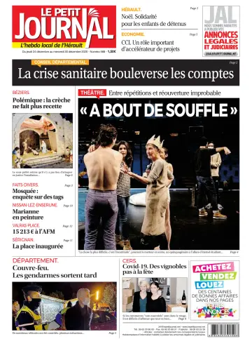 Le Petit Journal - L'hebdo local de l'Hérault - 25 Dec 2020