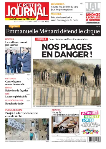 Le Petit Journal - L'hebdo local de l'Hérault - 5 Feb 2021