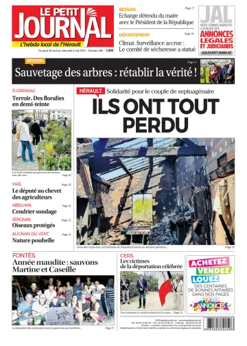 Le Petit Journal - L'hebdo local de l'Hérault - 30 Apr 2021