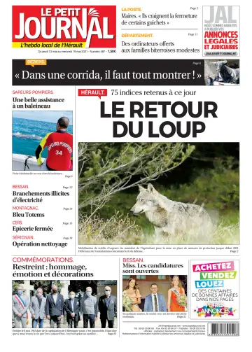 Le Petit Journal - L'hebdo local de l'Hérault - 14 May 2021