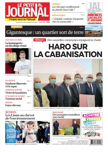 Le Petit Journal - L'hebdo local de l'Hérault - 21 May 2021