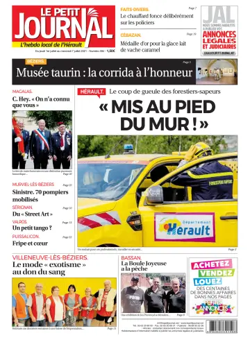 Le Petit Journal - L'hebdo local de l'Hérault - 2 Jul 2021