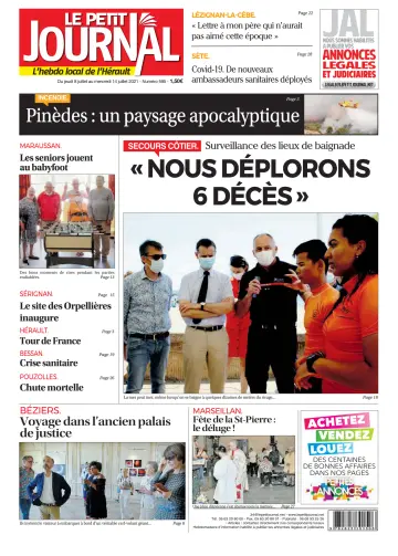 Le Petit Journal - L'hebdo local de l'Hérault - 9 Jul 2021