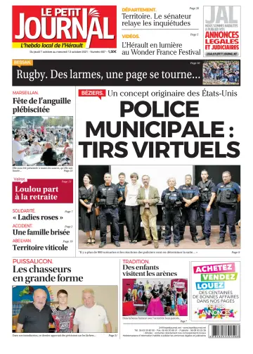 Le Petit Journal - L'hebdo local de l'Hérault - 8 Oct 2021