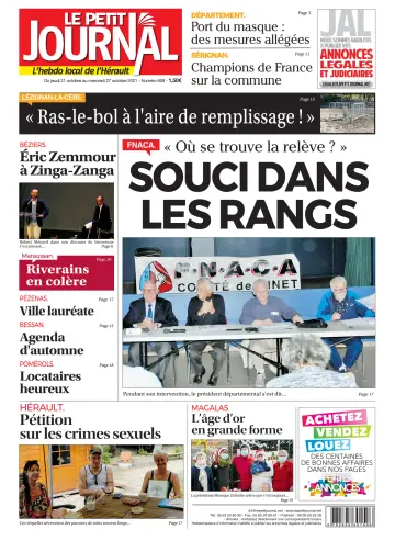 Le Petit Journal - L'hebdo local de l'Hérault - 22 Oct 2021