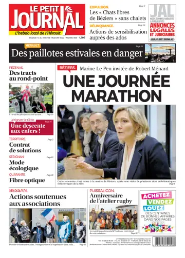 Le Petit Journal - L'hebdo local de l'Hérault - 14 Jan 2022