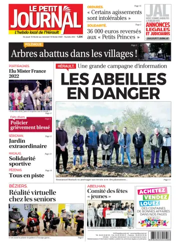 Le Petit Journal - L'hebdo local de l'Hérault - 11 Feb 2022
