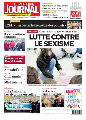 Le Petit Journal - L'hebdo local de l'Hérault - 25 Mar 2022