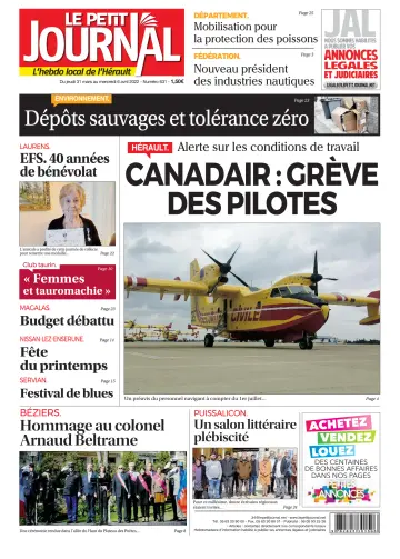 Le Petit Journal - L'hebdo local de l'Hérault - 1 Apr 2022
