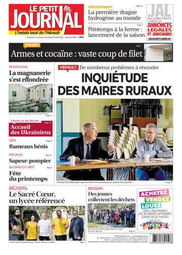 Le Petit Journal - L'hebdo local de l'Hérault - 15 Apr 2022