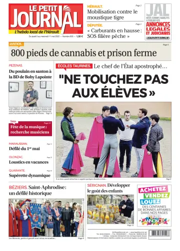 Le Petit Journal - L'hebdo local de l'Hérault - 6 May 2022