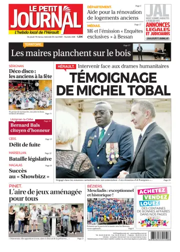 Le Petit Journal - L'hebdo local de l'Hérault - 20 May 2022