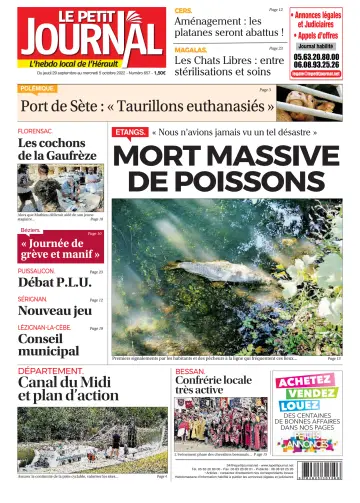 Le Petit Journal - L'hebdo local de l'Hérault - 30 Sep 2022