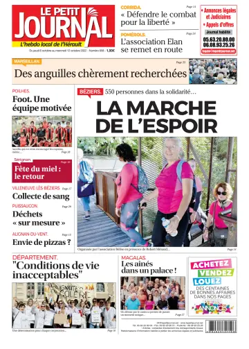 Le Petit Journal - L'hebdo local de l'Hérault - 7 Oct 2022