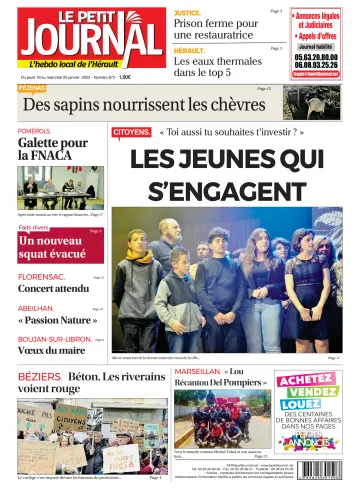 Le Petit Journal - L'hebdo local de l'Hérault - 20 Jan 2023