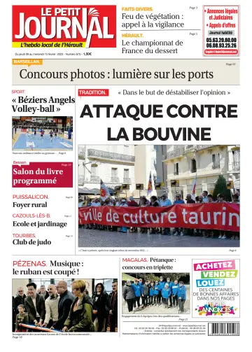 Le Petit Journal - L'hebdo local de l'Hérault - 10 Feb 2023