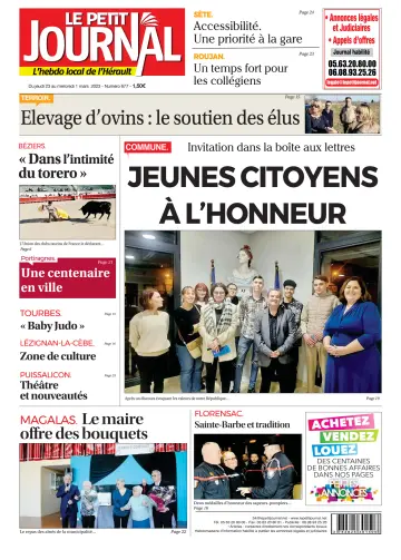 Le Petit Journal - L'hebdo local de l'Hérault - 24 Feb 2023