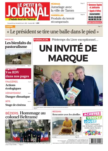 Le Petit Journal - L'hebdo local de l'Hérault - 31 Mar 2023