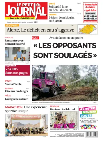 Le Petit Journal - L'hebdo local de l'Hérault - 19 May 2023