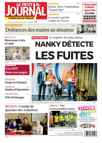 Le Petit Journal - L'hebdo local de l'Hérault - 16 Jun 2023