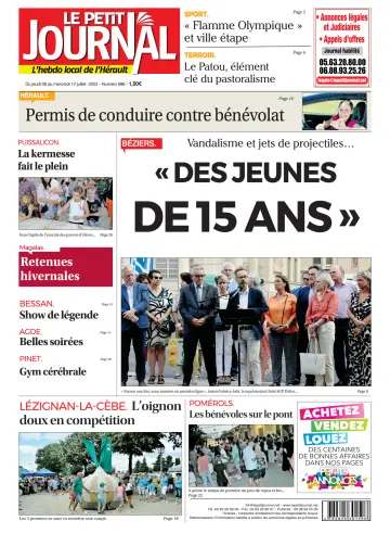 Le Petit Journal - L'hebdo local de l'Hérault - 7 Jul 2023