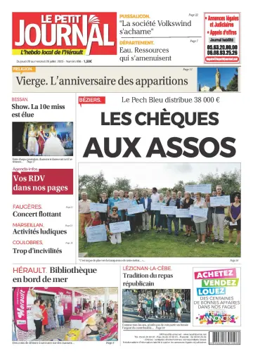 Le Petit Journal - L'hebdo local de l'Hérault - 21 Jul 2023