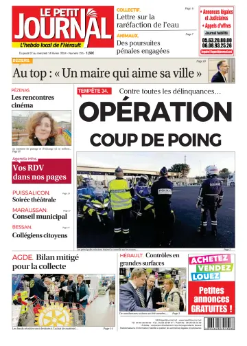 Le Petit Journal - L'hebdo local de l'Hérault - 09 2月 2024