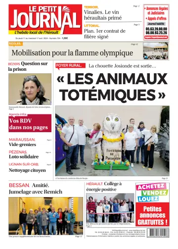 Le Petit Journal - L'hebdo local de l'Hérault - 12 4월 2024