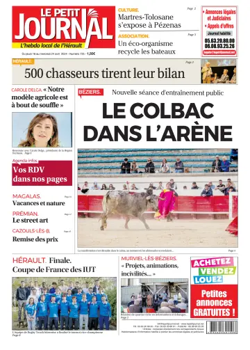 Le Petit Journal - L'hebdo local de l'Hérault - 19 Apr. 2024