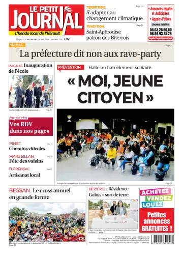 Le Petit Journal - L'hebdo local de l'Hérault - 03 5月 2024
