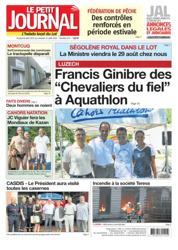Le Petit Journal - L'hebdo local du Lot - 6 Aug 2015