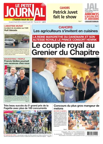 Le Petit Journal - L'hebdo local du Lot - 20 Aug 2015