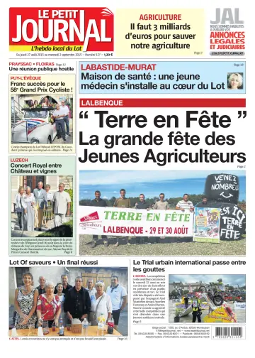 Le Petit Journal - L'hebdo local du Lot - 27 Aug 2015