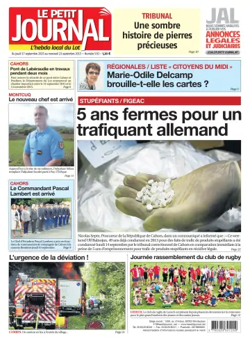 Le Petit Journal - L'hebdo local du Lot - 17 Sep 2015