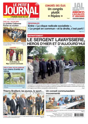 Le Petit Journal - L'hebdo local du Lot - 8 Oct 2015