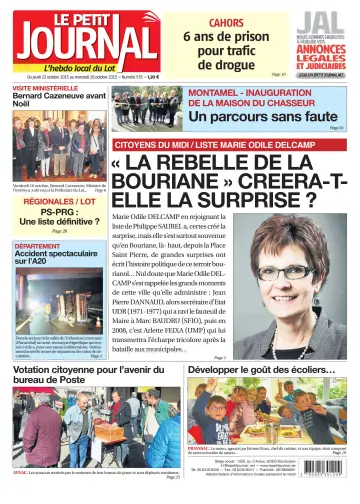 Le Petit Journal - L'hebdo local du Lot - 22 Oct 2015
