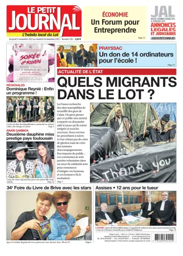 Le Petit Journal - L'hebdo local du Lot - 12 Nov 2015