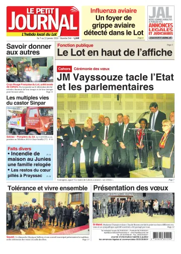 Le Petit Journal - L'hebdo local du Lot - 7 Jan 2016