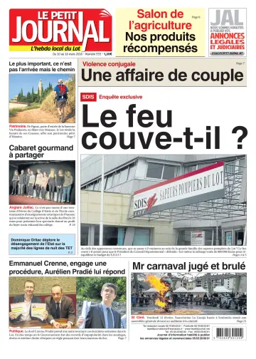 Le Petit Journal - L'hebdo local du Lot - 10 Mar 2016