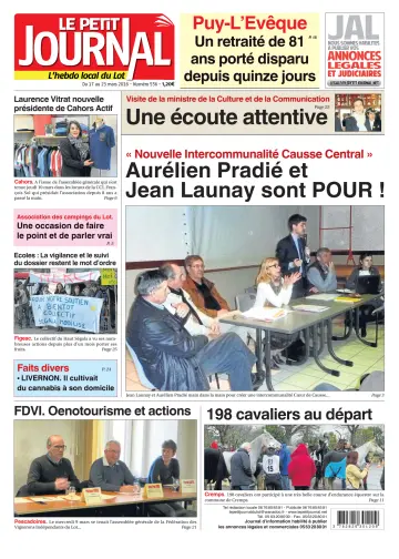 Le Petit Journal - L'hebdo local du Lot - 17 Mar 2016