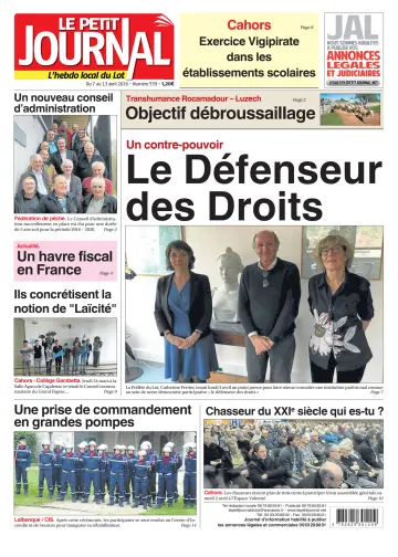 Le Petit Journal - L'hebdo local du Lot - 7 Apr 2016